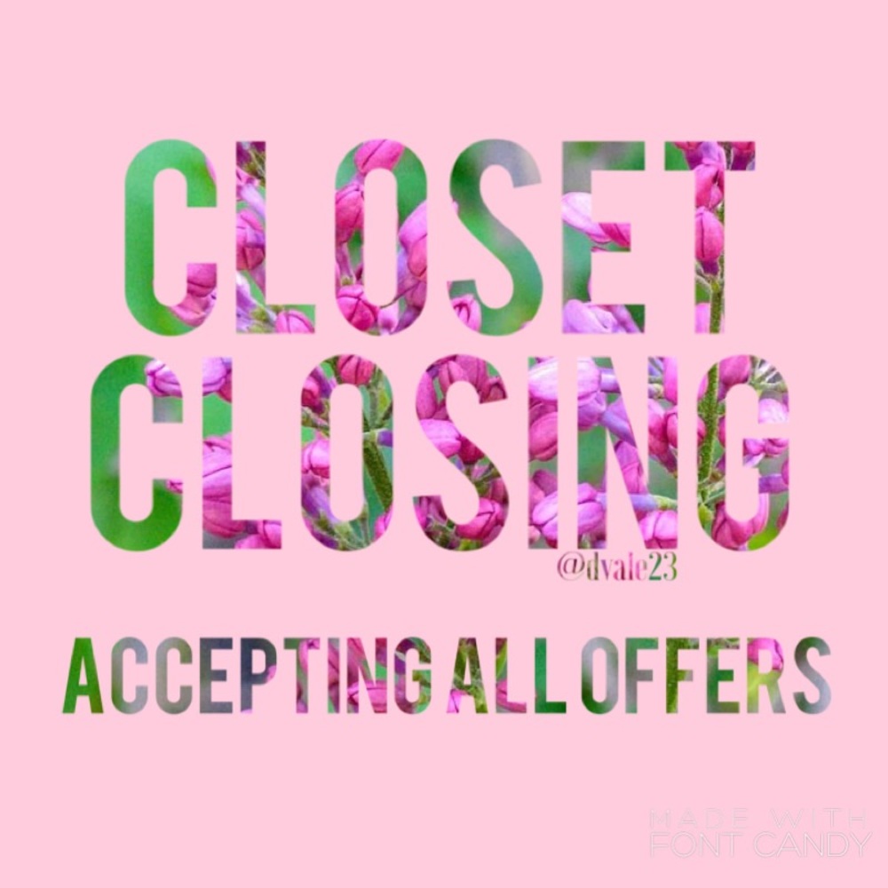 All reasonable offers will be accepted!